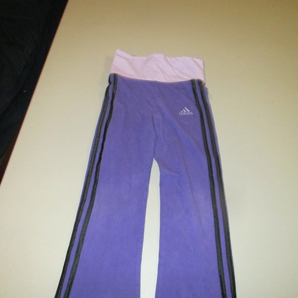 Purple Adidas Athletic Pants Size 5 - Picture 1 of 5